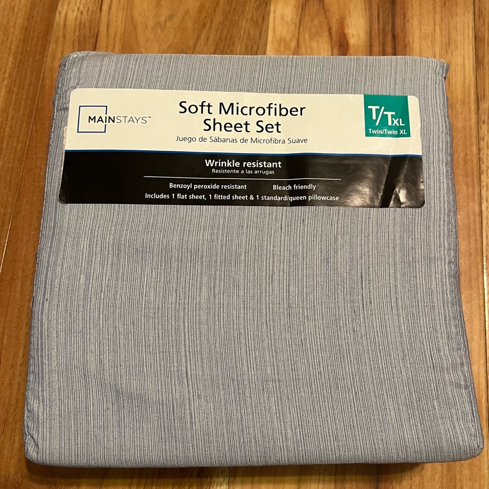 Microfiber sheet set